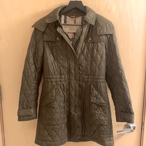 Burberry Brit Quilted Green Jacket
